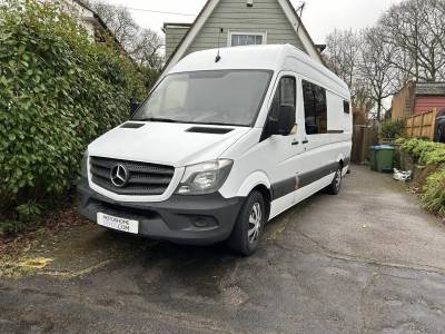 MERCEDES SPRINTER 314 CDI 2017, 6 SPEED, CONVERTED CAMPERVAN, 2 BERTH, 4 BELT