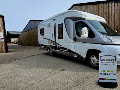 Hobby 650 SLC motorhome 2008 69k 4 berth/belts 6.95m LHD 3500kgs