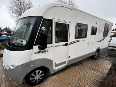 Rapido 891f, Island bed, sat TV, 4 berth 4 belts motorhome for sale