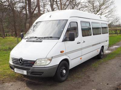 Mercedes Sprinter 2 Berth Campervan, Low Miles, Long MOT, Shower, Kitchen