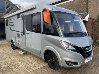Hymer B MLI 780 Masterline A Class 4 berth rear over garage bed with extras