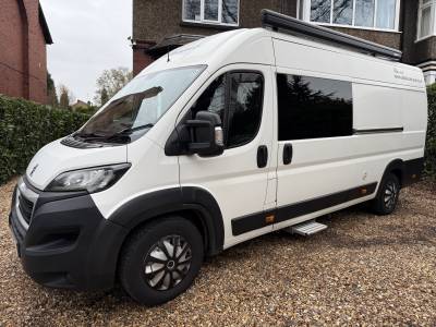 Peugeot Boxer 2 berth/belt off grid U shaped lounge camper for sale
