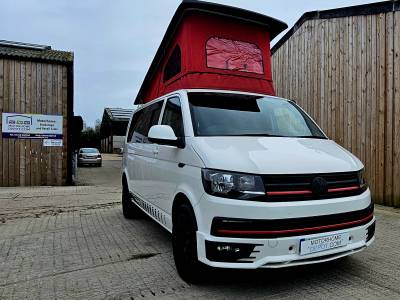 T6 Transporter T28 HiLine 2018 pop top camper 45k LWB