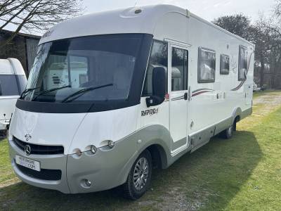 Rapido 891M For Sale, Mercedes Automatic, Island Bed, Garage, Hab Air Con, Solar
