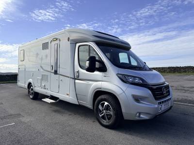 Hymer Exsis T678 2 Berth, 4 Belts, Automatic, Fixed Rear Bed