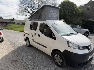 2014 NISSAN NV200 2 BERTH 4 BELT COMPACT CAMPERS CONVERSION 1.5L 90 BHP