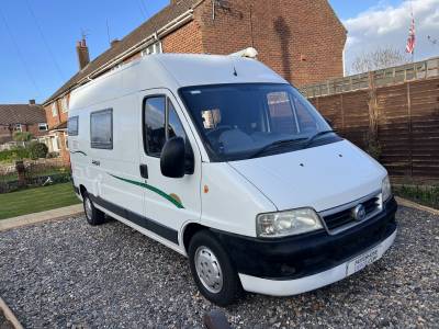 Trigano Tribute 2 Berth 3 Belt Awning Shower Toilet Hob Grill VGC 90K Miles