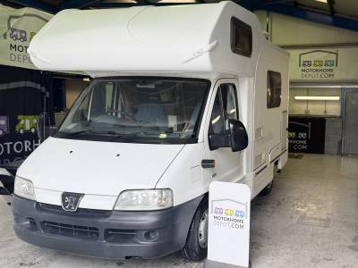 2003 Autocruise Vista 4 Berth 4 Travelling Belts Rear Bathroom and over cab bed