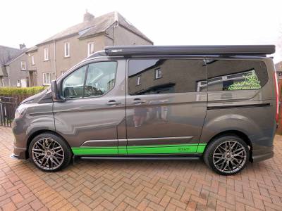 2021 Ford Transit Custom Campervan with 4-Berths and 5-Seatbelts.