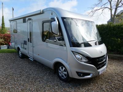 Hymer BMC i690 4 berth island bed motorhome for sale