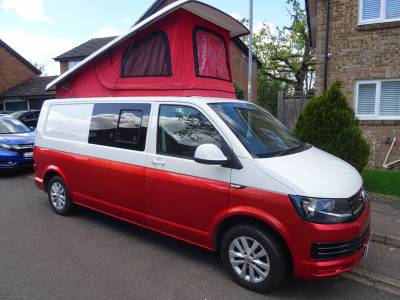 VW T6 LWB  2016 4 Berth Pop Top Camper Van For Sale