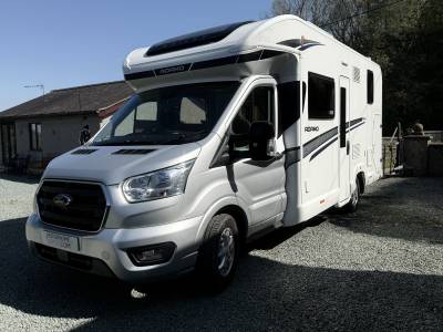 Bailey Adamo 69-4, 4 Berth, 4 Belt Fixed DD bed, Wifi, Solar, FSH