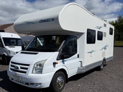 Chausson Flash 11 6 Berth Fixed Bed Large Garage 2010 Motorhome For Sale 