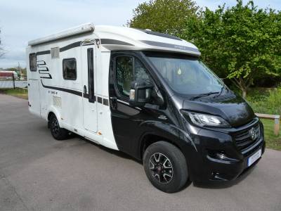 Hymer Exsis T578 2 berth fixed rear bed motorhome for sale