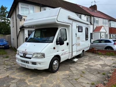 ELDISS AUTOQUEST 150 44800 MILES 4 BERTH 2 BELTS ULEZ FREE  FSH