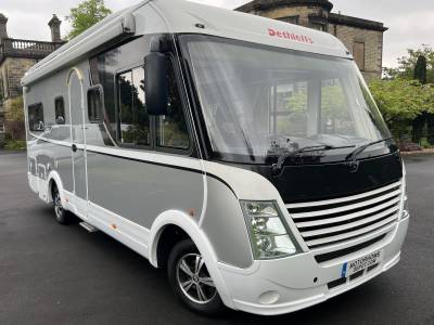 Dethleffs Eighty II,2012, rear fixed bed, A class motorhome