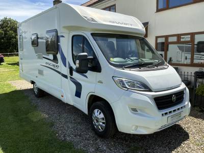 2015 Swift Escape 664 4 belt 4 berth French Bed motorhome for sale