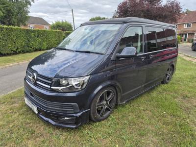 VW Transporter, Campervan, DSG Auto, end kitchen, solar panel, SWB