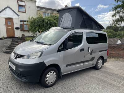 Nissan NV200 Micro Campers 4 Berth, belt pop top roof