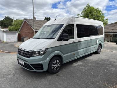 VW Crafter 2019 3 Berth 3 Belt Rear fixed bed Motorhome for sale