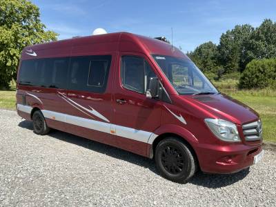 2015 2 berth Mercedes camper van LWB manual for sale