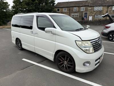 2007 NISSAN ELGRAND HIGHWAY STAR 3.5 LITRE AUTOMATIC LPG CONVERSION CAMPERVAN