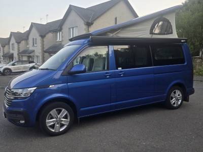 VW T6 HIGHLINE AUTOMATIC LWB 4 Berth Pop Top 2021 Campervan For Sale