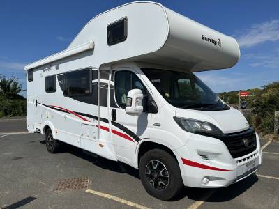 SUNLIGHT A72 DETHLEFFS, 2015, 2.3, 6 BERTH, 6 BELT, BIKE RACK, ALLOYS WHEELS