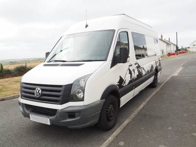 Volkswagen Crafter CR35, 3 Berth, 3 Belt, Fixed Bed Campervan