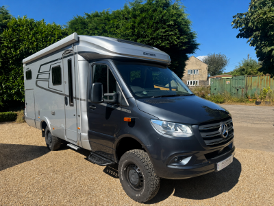 Hymer MLT 580 4x4 3 Berth 4 Seatbelts Rear Twin Bed Garage Motorhome For Sale