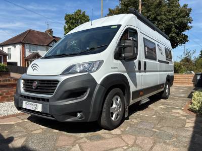 2019 FIAT DUCATO APOLLO 6.4 AUTO TOW BAR/BIKE RACK 3 SOLAR PANELS INVERTER
