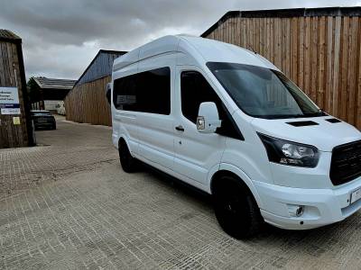 Ford Transit 350 2L 2018 high top camper van 4 berth 6 belts 41k 3500kgs