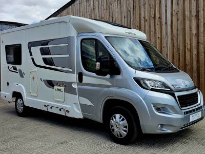 Elddis Majestic 140 motorhome 2015 2 berth/belts 28k 5.99m 3300kgs