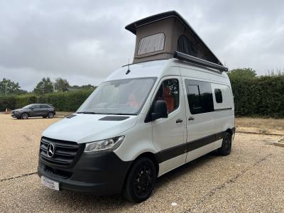 Mercedes Sprinter 314 Campervan Pop Top 400W Solar Frogstar Evo Design 2 Berth