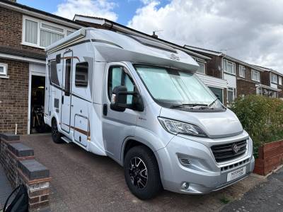 2020  BURSTNER LYSEO HARMONY LINE ONLY 4563 MILES FSH SOLAR 4 BERTH 4 BELTS 
