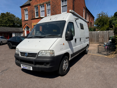 Fiat Ducato camper van for sale - 2 berth - 2 belts - end washroom
