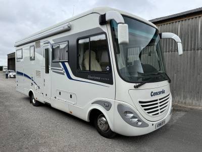 Concorde Charisma 791H, Fixed Rear Bed, Large Garage, A Class, Fully Winterised