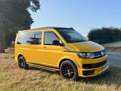 VW Transporter T6 pop top camper 2017 4 berth 5 belts 135k 