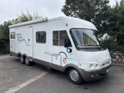 Hymer B694 A-Class 4 Berth Fixed Bed Motorhome For Sale 