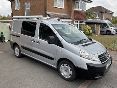 Fiat Scudo 2 berth, 3 belt compact campervan for sale