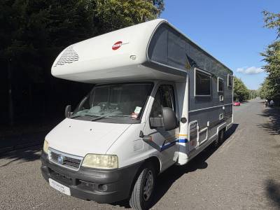 2004 Burstner Argos 747-2, 6 Berth, 6 Belts, Tag Axle Motorhome for Sale 