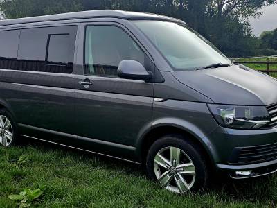 VW T6 T30 Hi-Line 2017 4 berth/belts DSG SWB 86k pop top camper