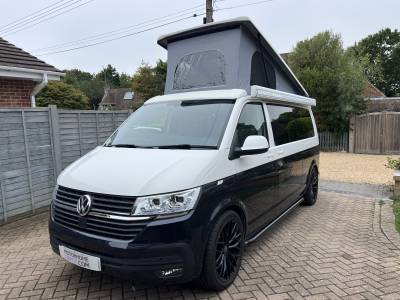 VW Transporter T28 TDI Highline Bodans Pentire Auto LWB 4 Berth 16k Pop Top