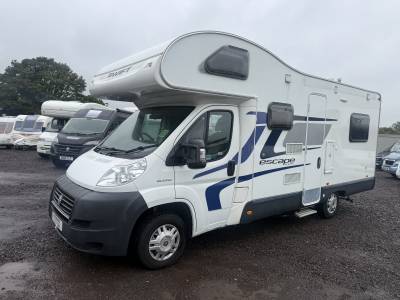 Swift Escape 686 6 Berth 6 Belts U Shaped End Lounge 2014 Motorhome For Sale 