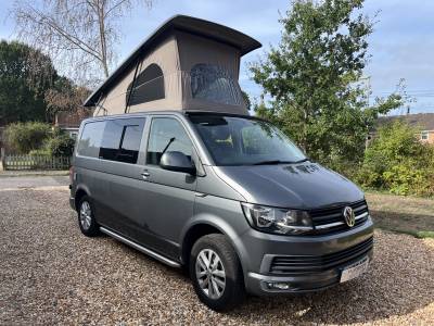 VW Transporter T28 Highline Campervan 2016 2.0 TDI Manual 76k 5 Belt Pop Top