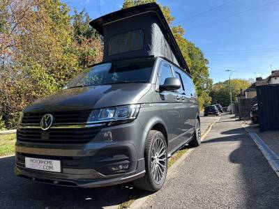 2021 VOLKSWAGEN TRANSPORTER T28 H-LINE DSG 150 POP TOP 4BERTH 4 BELT SOLAR