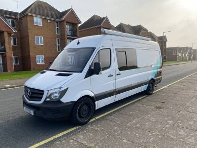 2014 Mercedes Sprinter with Lithium Battery, Solar & Fixed Rear Bed
