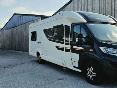 Swift Bolero 744 PR motorhome 2016 30k 4 berth/belts 8.7m 4250kgs end lounge