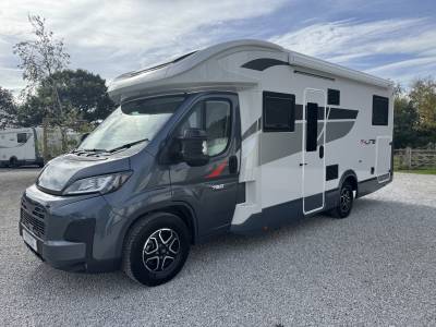 2025 Roller Team T-Line 750 4 Berth 4 Belts Motorhome for Sale FSH Huge Spec