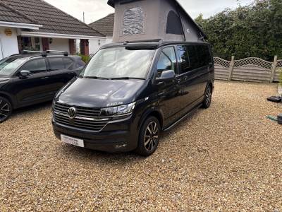 VW Transporter T6.1 Highline 2023 DSG Redline Pop Top Camper, 4 Berth, 5 Seats